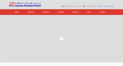 Desktop Screenshot of jazeerapower.com